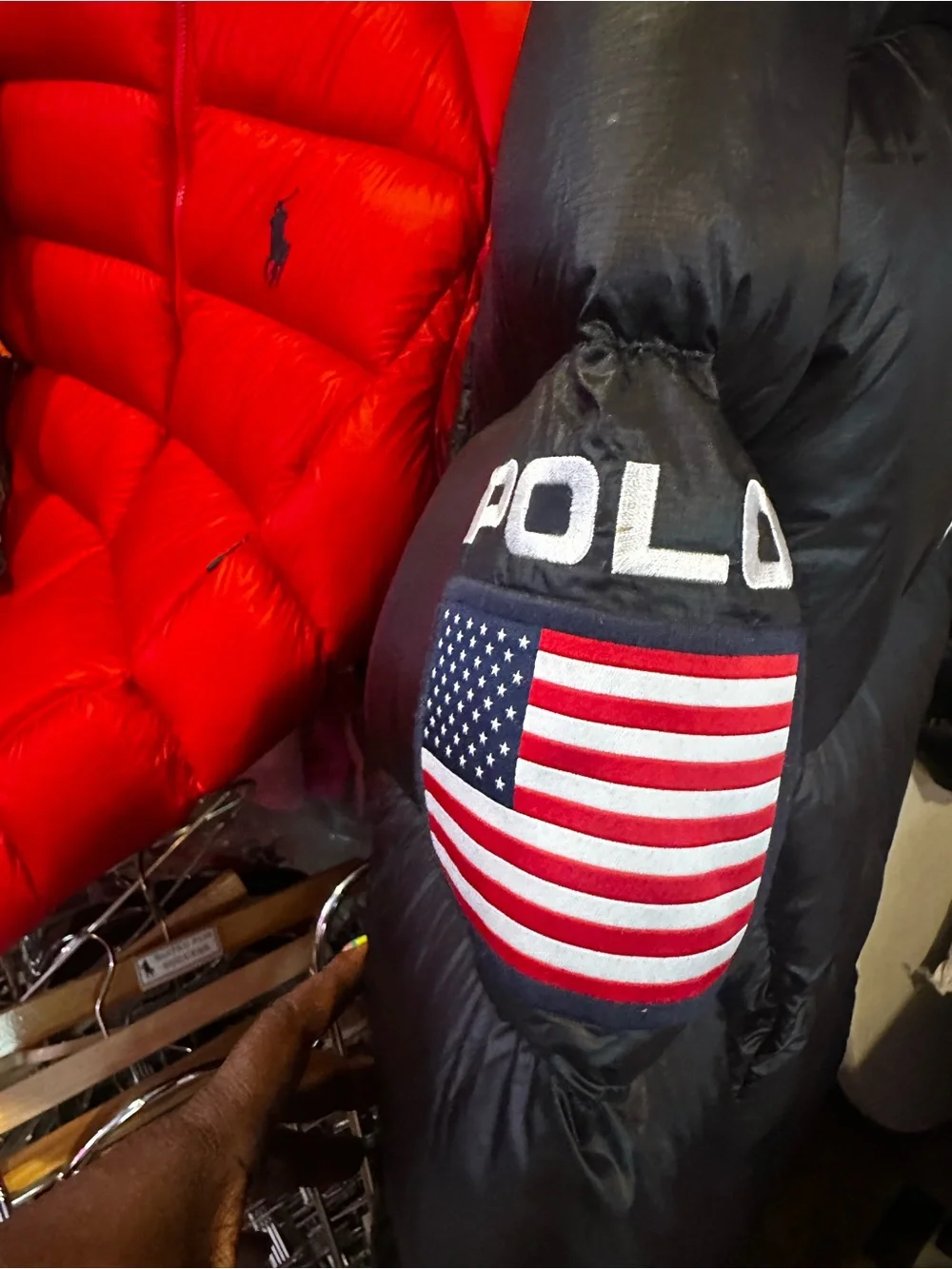 Polo Ralph Lauren The Hawthorne Flag Down Jacket